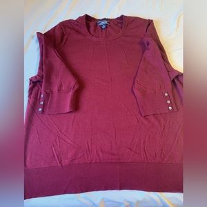 Lands’ End Maroon Sweater